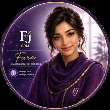 Fara, FJ Travels and Tours' AI office assistant